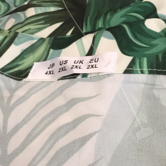 🌴NWOT Mens Unisex Too Fun Hawaiian Style Shirt Size 2XL Wardrobe Must Have 🌴 - Picture 11 of 12